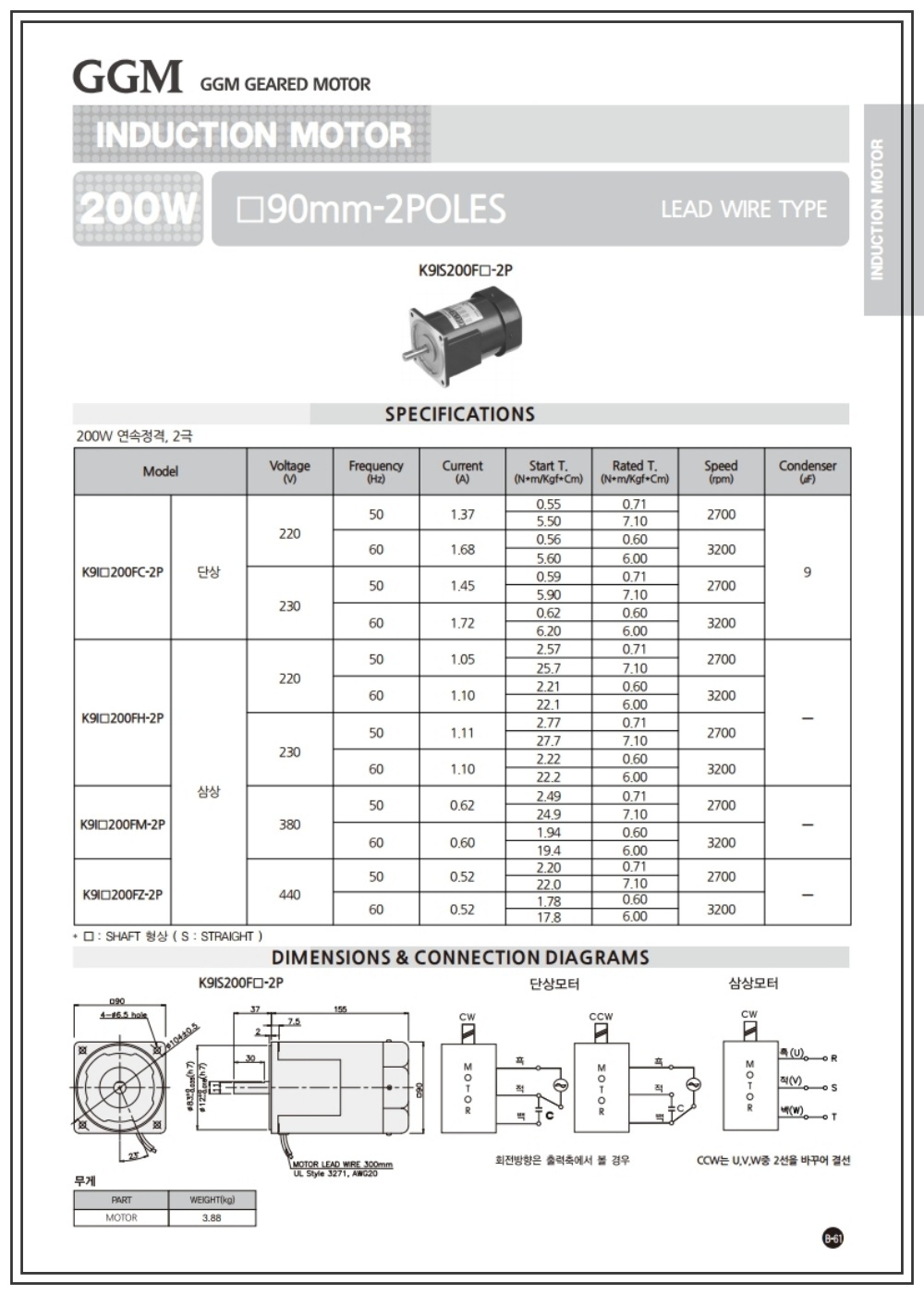 200W  ( □90mm ) 2P                                                                                  